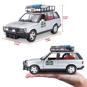 Металлический автомобиль RANGE ROVER OFFROAD 4x4 BBURAGO 1:24