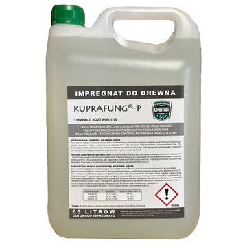 KUPRAFUNG P COMPACT impregnat do drewna 1:13= 65l