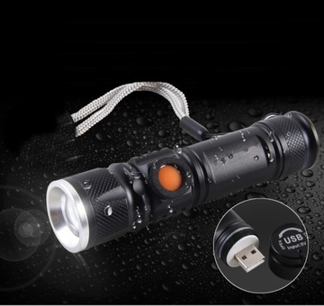 ZOOM USB-перезаряжаемый фонарик ZOOM для рыбалки