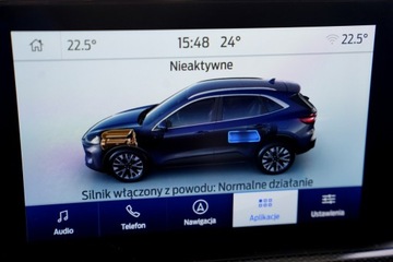 Ford Kuga III SUV Plug-In 2.5 Hybrid 190KM 2023 Ford Kuga VIGNALE skóra Nawi FUL LED el.klapa, zdjęcie 34