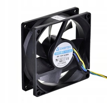Вентилятор Chieftec 80x80x25 мм, 2200 об/мин, ШИМ