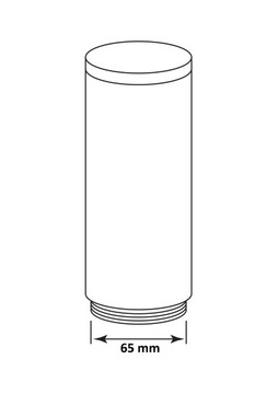 Ливия Серена Pilux Inox Shade для садовой лампы
