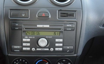 Ford Fiesta VI 1.4 16V 80KM 2006 Ford Fiesta 1.4B Automat Alufelgi Klima Czujniki Parkowania Sprowadzony, zdjęcie 24