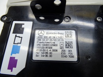 LAMPA OSVĚTLENÍ KABINY A0009004908 MERCEDES W176 FACELIFT