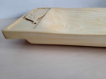 CARVED MEAT TABLET Стильный DELUX DECK FROM THE TIMBER 60