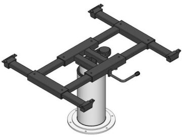 НОЖКА СТОЛА С ПОВОРОТНЫМ МЕХАНИЗМОМ 60 x 48 см