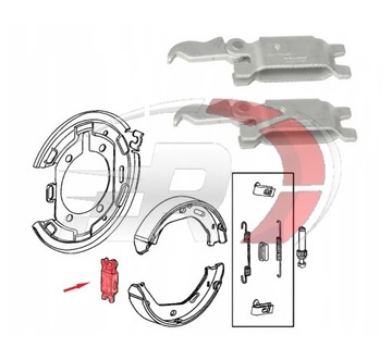 INFINITI QX56 2004-2013 2x Rozpierak hamulca postojowego