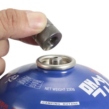 Outdoor Camping Butane Stove Gas Refill Adapter Ca
