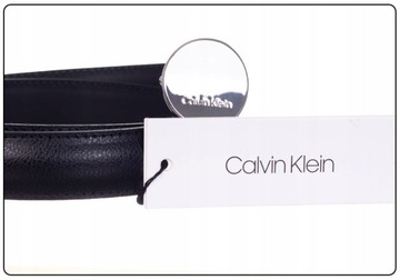 CALVIN KLEIN PASEK DAMSKI CK BELT 25MM BLACK r.85