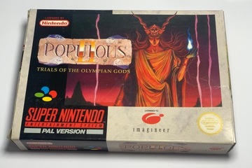 Populous II Trials of The Olympic Gods Snes