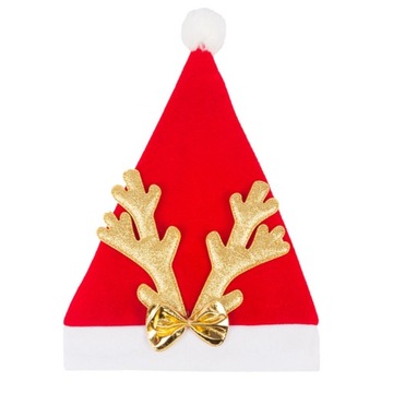 Christmas Hat, Photo Props Decor Head Wear Comfortable Antler Hat Yellow