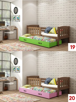 Двухъярусная кровать Kubuś для двоих детей 190x80
