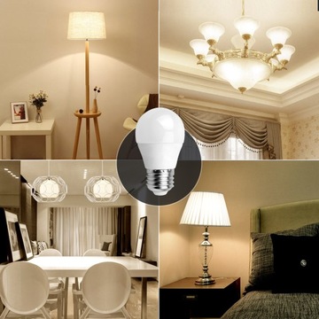 Żarówka E27 LED G45 kulka 45mm 6W mała 510Lm barwa NEUTRALNA biała 4000K NW