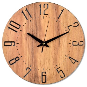 Zegar 30cm ścienny Dąb Wotan 30Z24B Modern