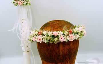 комплект, причастный венок, комплект, венки