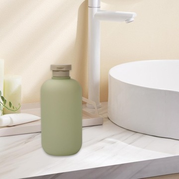 Pojemniki do przechowywania kosmetyków do makijażu, puste, zielone, 500 ml