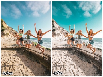 Предустановленные пресеты Adobe Lightroom - 10 фильтров COCONUT