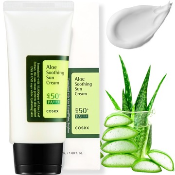 COSRX KREM PRZECIWSŁONECZNY SPF 50 ALOE SOOTHING 50ML KOREAŃSKIE KOSMETYKI