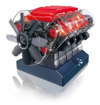 DUMEL NAUKOWIEC SKŁADANIE EDU MODEL SILNIKA SPALINOWEGO WIKY STEMNEX V8