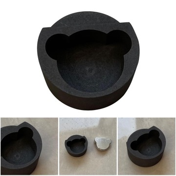 Пресс-форма для графитовых слитков, золото, серебро, алюминиевая литейная форма