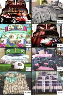 KOMPLET POŚCIELI 135x200 + PRZEŚCIERADŁO WIOSENNA POŚCIEL DUŻO WZORÓW