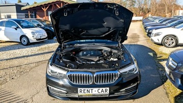 BMW Seria 5 G30-G31 Touring 520d 190KM 2018 BMW 520 190PS OPŁACONY Bezwypadkowy Automat, zdjęcie 36