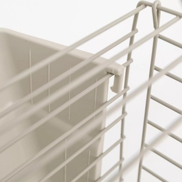 УДОБНАЯ КЛЕТКА НА БАНИ 1 80 x 40,5 x 34 см СЕРЫЙ ШЕЛК