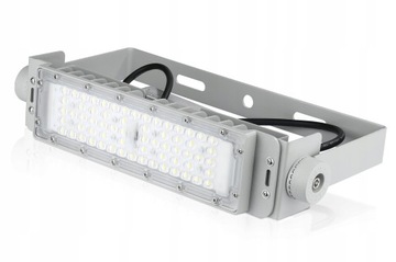 PROFESJONALNY HALOGEN LED 50W NAŚWIETLACZ LAMPA IP65 6000lm HIGH BAY