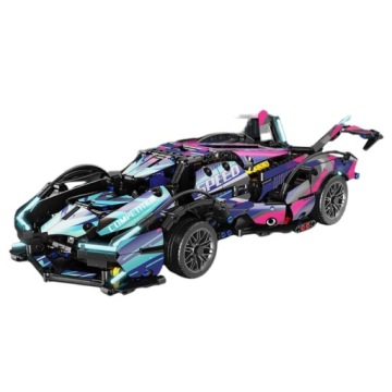 Sada sportovních kostek pro auto Lambo 648 dílů Model k samostatnému sestavení