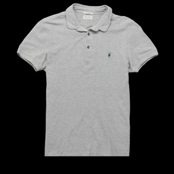 ALLSAINTS _ ORYGINALNA KOSZULKA POLO Z LOGO _ M/L