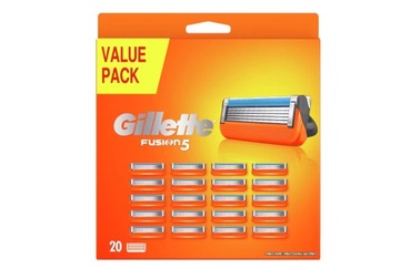 Wkłady do Gillette Fusion5 20 szt : + 50 %