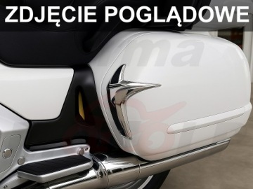 БОКОВЫЕ ХРОМИРОВАННЫЕ АКЦЕНТЫ HONDA GL 1800 GOLD WING (01-11) КРЫШКИ БАГАЖНИКА