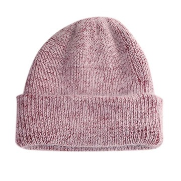 Czapki zimowe Knitting Beanie Cashmere Beanie Pink