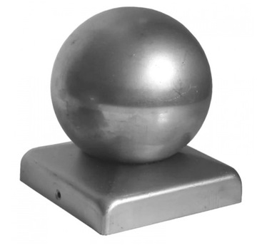Daszek 100x100 stalowy z kulą fi 100 62.010.10