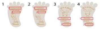Спасибо Baby Shower - Магнит для ног