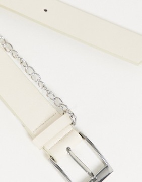SVNX Ремень с серебряной цепочкой