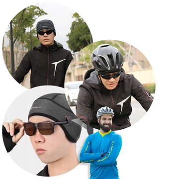 Кепка для велосипедного шлема Дышащая кепка для велосипедного шлема + отверстие для очков
