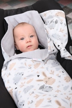 КРЕСЛО-ПЕРЕНАЛКА С МИСЛИНОВЫМ ОДЕЯЛОМ BABYMAM