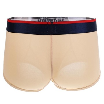 Men s Soft Solid Trunks Pants Briefs M Cream