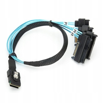 Мини-кабель SAS от SFF-8087 до SFF-8482, 29-контактный кабель
