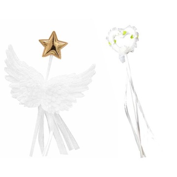 КОСТЮМ АНГЕЛА ANGEL NATIVE HALO БОЛЬШОЙ КОМПЛЕКТ 5в1 ЮБКА С КРЫЛЬЯМИ