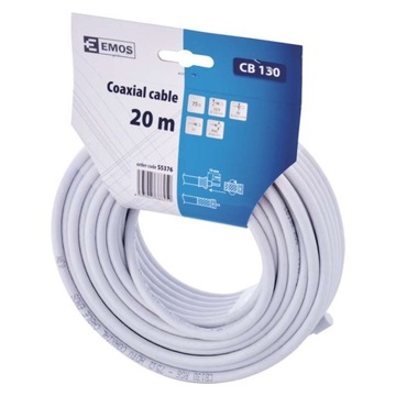 Kabel antenowy Emos CB130 20 m