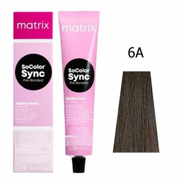 MATRIX SOCOLOR SYNC PRE-BONDED ALKALINE TONER FARBA DO WŁOSÓW 6A 90ML