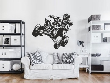 Naklejka na ścianę Motocross 5 Quad