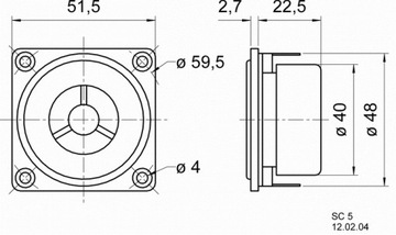 Твитеры Visaton SC5 8 Ом — пара