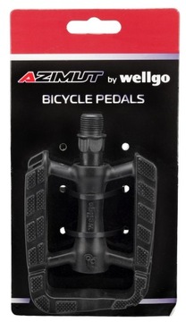 AZIMUT WELLGO C246DU ВЕЛОСИПЕДНЫЕ ПЕДАЛИ ЧЕРНЫЕ СВЕТООТРАЖАЮЩИЕ
