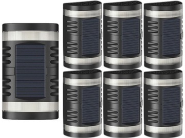 7x Lampka Solarna Elewacyjna LED z Czujnikiem