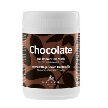 Kallos Chocolate regenerująca maska do włosów suchych i zniszczonych 1000ml