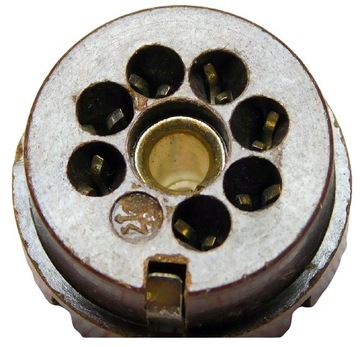 Podstawka lamp 7-pin druk 6ż1p 6AU6 itp [12]
