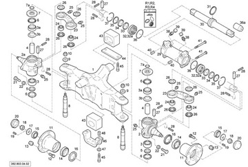 РЕМКОМПЛЕКТ 3+6 LINDE КУЛАК 3024509000